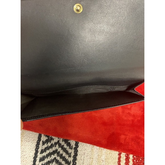 Yves Saint Laurent YSL Black Patent Leather Belle De Jour Flap Clutch With COA - Picture 15 of 16